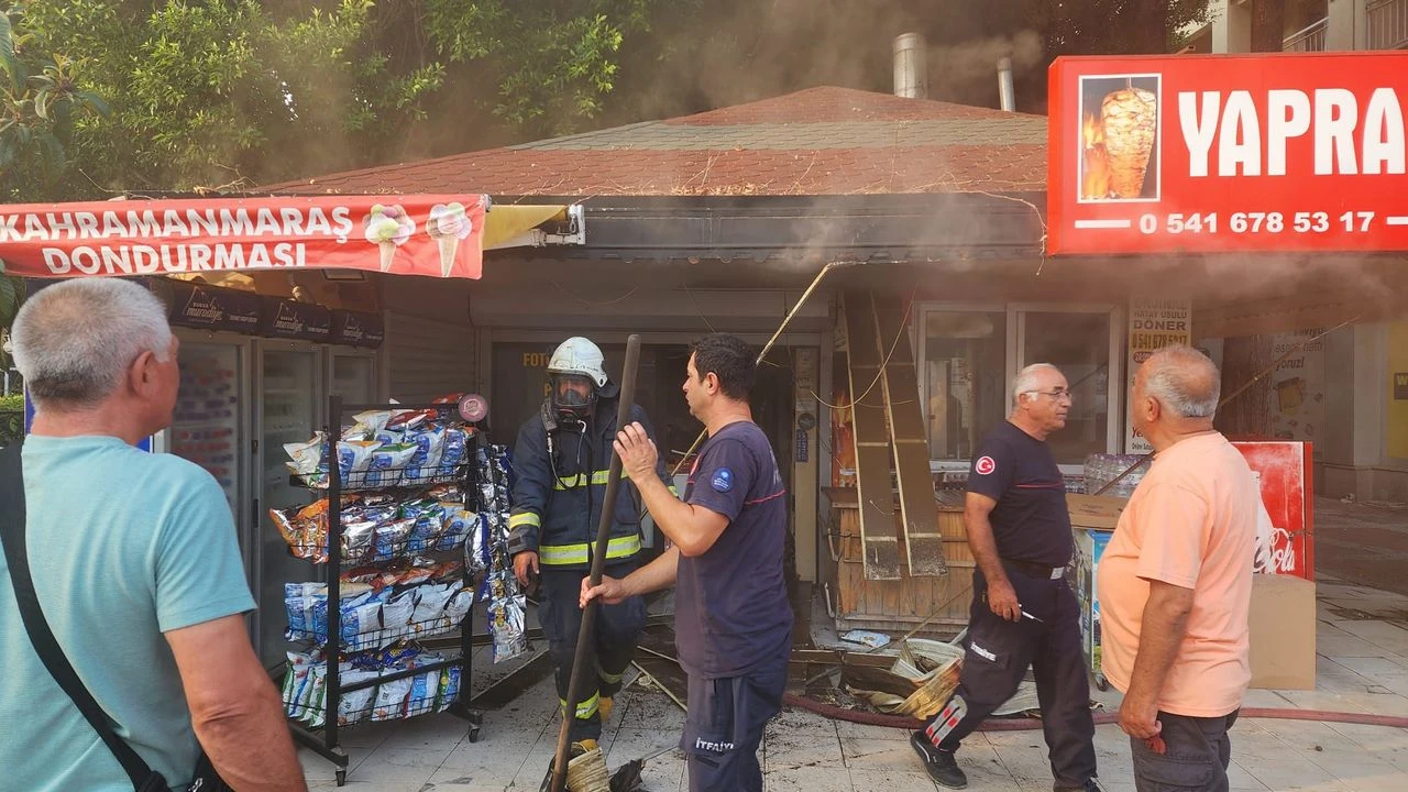 Manavgat’ta Yangın Paniği!