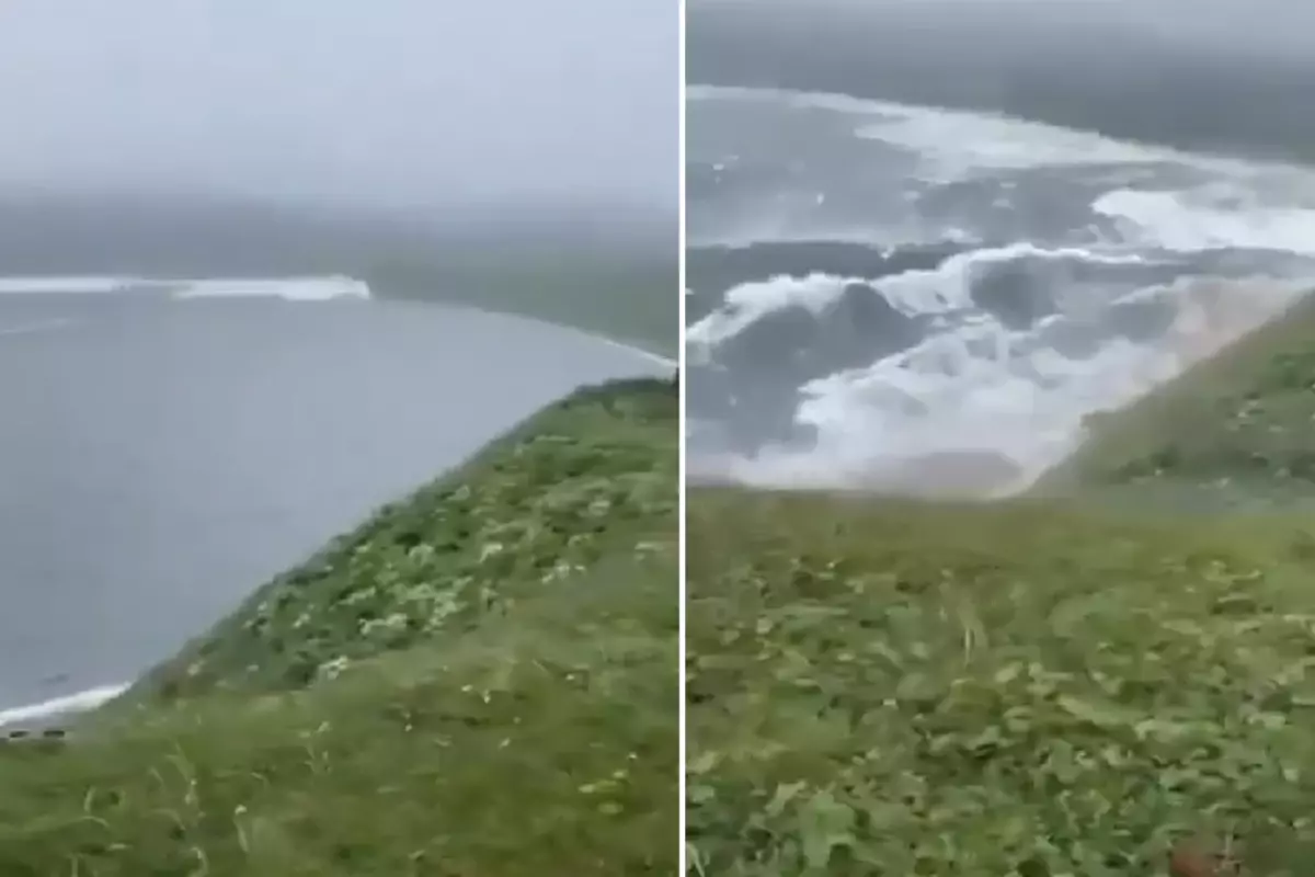 Kamçatka’yı Vuran 8.8’lik Depremin Ardından Tsunami Kamerada
