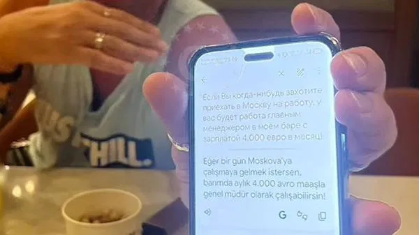 Antalya’da Rus Turistten Türk Çalışana Şaşkına Çeviren Teklif